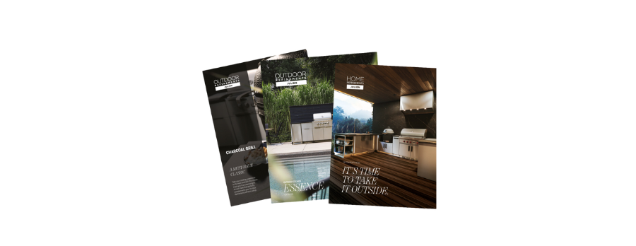 Image banner outdoor kitchen brochure